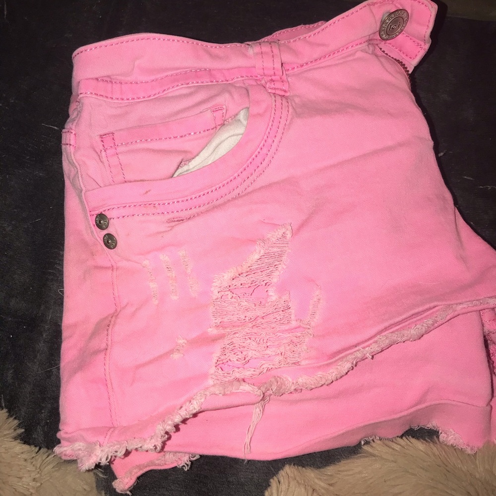 Pink shorts